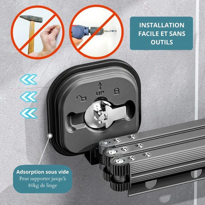 EspaceCloth Wall-Mounted Dryer